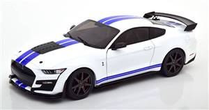 Ford Mustang Shelby GT 500 Fast Track white blue