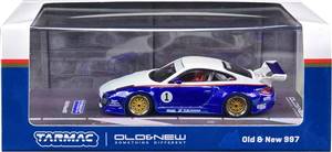 Tarmac Works 1/64 Old & New 997 Blue / White