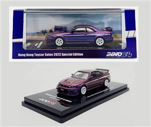  Inno 1/64 NISSAN SKYLINE GT-R (R33) NISMO 400R Midnight Purple II Hong Kong Toycar Salon 2023 Special Edtion