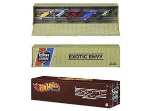 1/64 Exotix Envy Car Culture mix of 5 cars in a Special Container Packaging.
