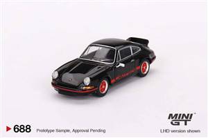 Porsche 911 Carrera RS 2.7 Black with Red Livery