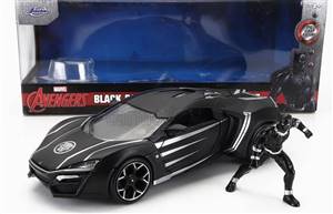 JADA - LYKAN - HYPERSPORT WITH BLACK PANTHER FIGURE