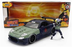  JADA - MAZDA - RX-7 WITH KAKASHI HATAKE FIGURE 1993