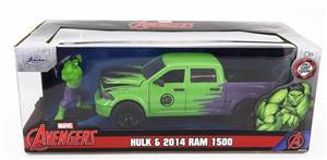  JADA - DODGE - RAM 1500 PICK-UP WITH HULK FIGURE MARVEL AVENGERS 2014