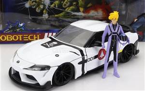  JADA - TOYOTA - SUPRA WITH ROY FOCKER FIGURE ROBOTECH 2020