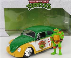  JADA - VOLKSWAGEN - BEETLE 1962 - MICHELANGELO NINJA TURTLES - TARTARUGHE NINJA