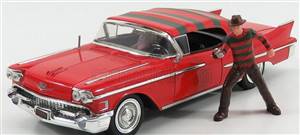  JADA - CADILLAC - SERIES 62 WITH FREDDY KRUEGER FIGURE 1958 - NIGHTMARE MOVIE