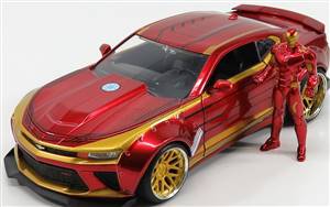  JADA - CHEVROLET - CAMARO COUPE WITH IRON MAN FIGURE 2016