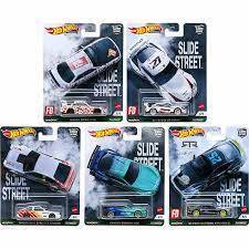 Car Culture E Case Slide Street Set of 5 Cars