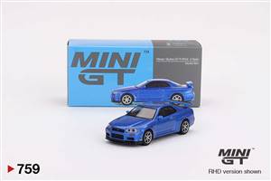 Nissan Skyline GT-R (R34) V-Spec Bayside Blue 