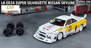 CM MODEL 1:64 Nissan LBWK ER34 Super Silhouette