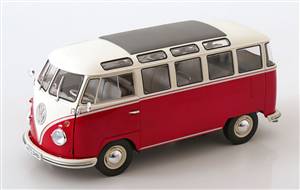  VW T1 Samba bus 1962 red white