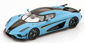 1:18 2021 KOENIGSEGG REGERA -TURQUOISE BLUEBLACK